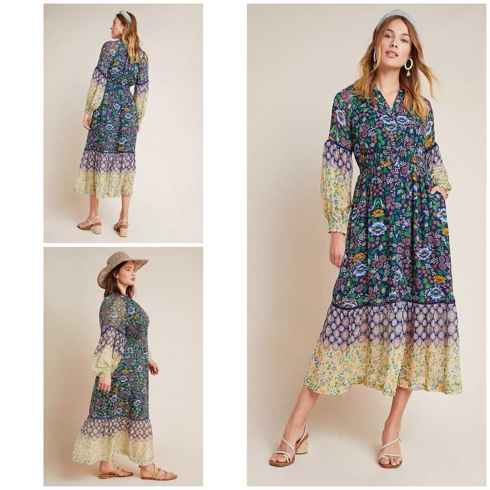 EUC Anthropologie Maeve Ondine Floral Boho Flower… - image 1