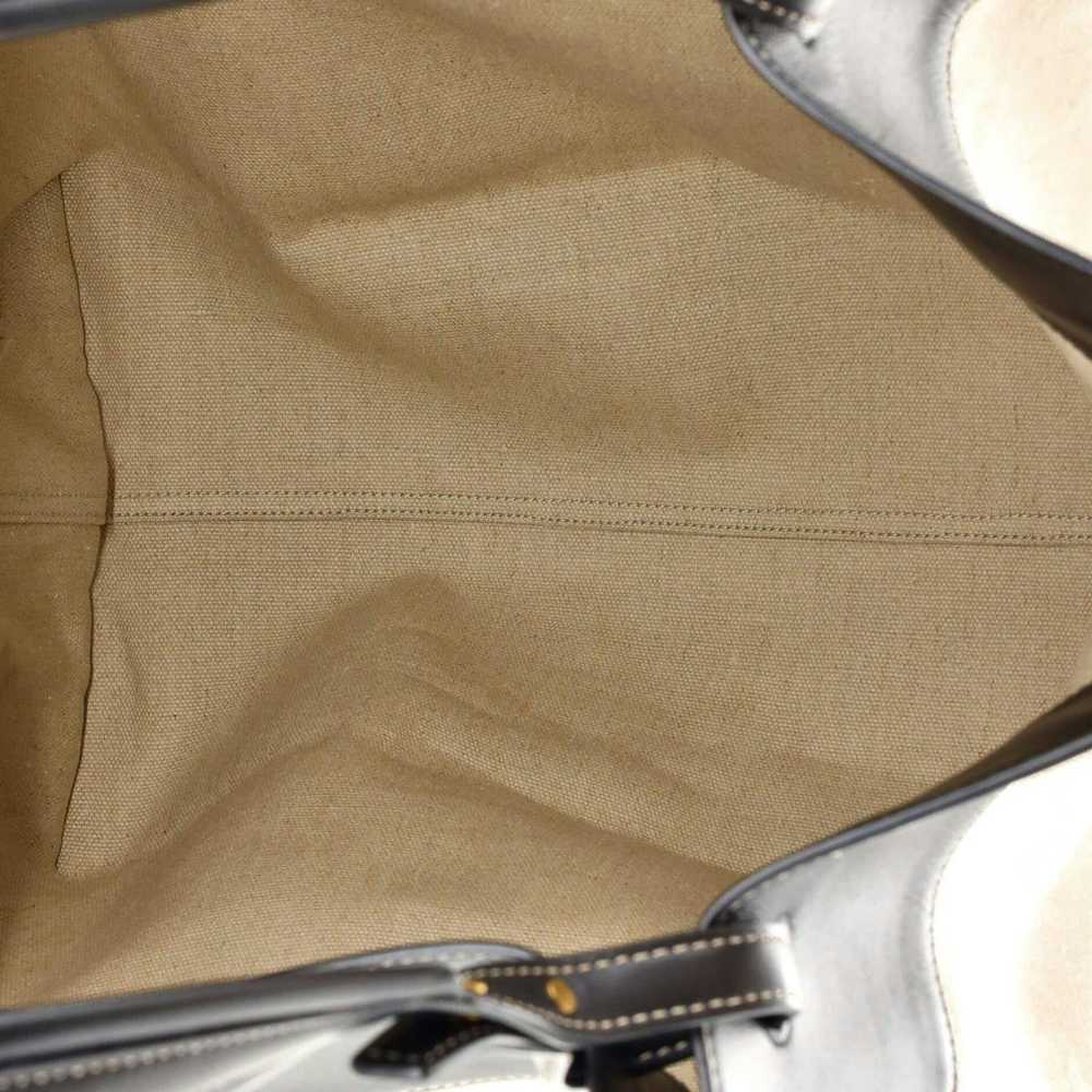 Bottega Veneta Quad Open Tote Linen and Leather N… - image 6