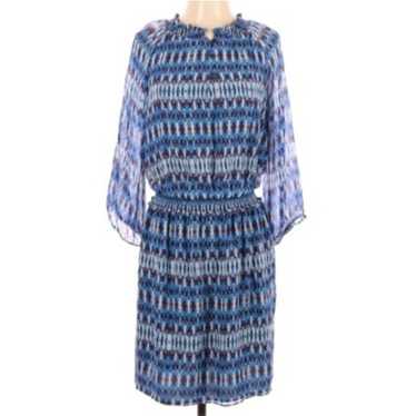 Shoshanna Blue Multicolor BOHO Dress 2
