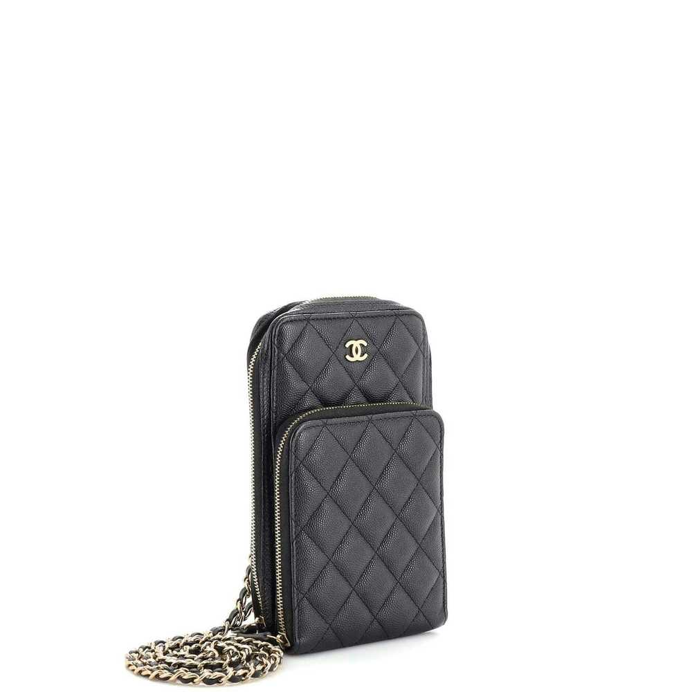 Chanel Zip Around Front Pocket Phone Case with Ch… - image 3