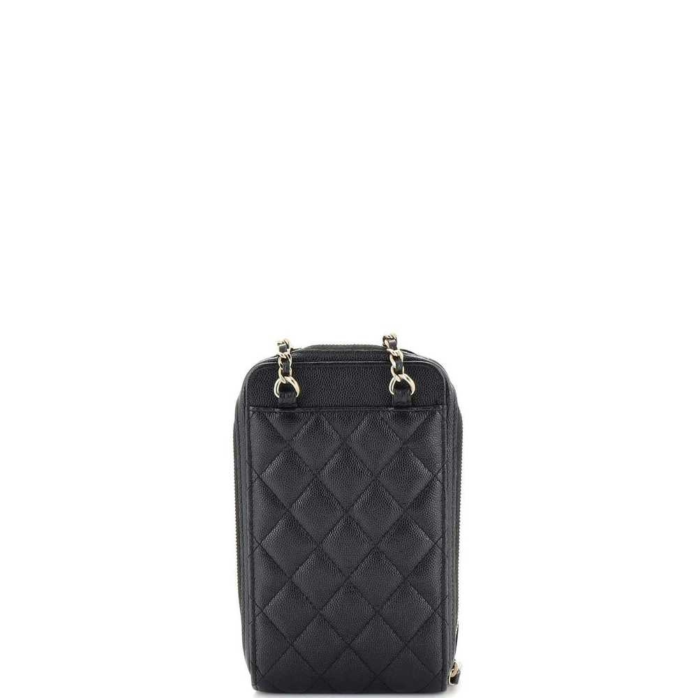 Chanel Zip Around Front Pocket Phone Case with Ch… - image 4