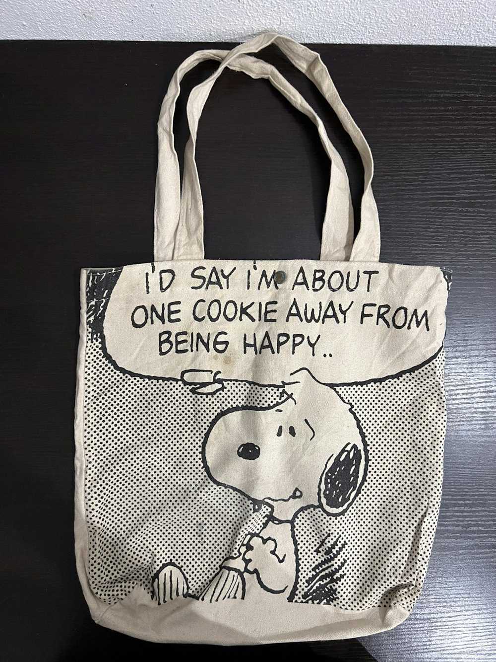 Bag × Peanuts × Streetwear Snoopy Overprint Tote … - image 10