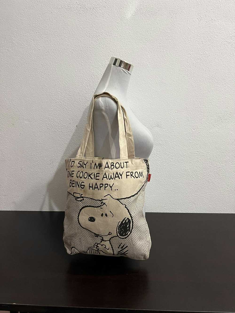 Bag × Peanuts × Streetwear Snoopy Overprint Tote … - image 3