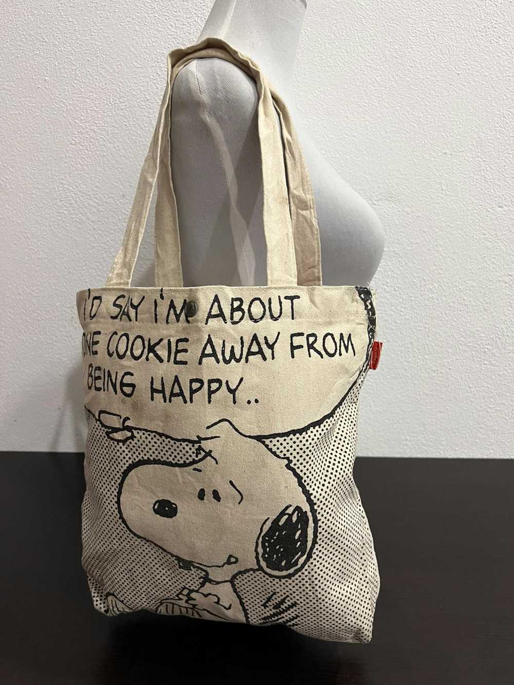 Bag × Peanuts × Streetwear Snoopy Overprint Tote … - image 4