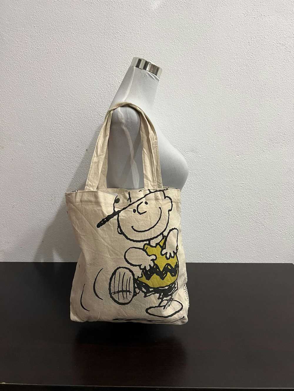 Bag × Peanuts × Streetwear Snoopy Overprint Tote … - image 5