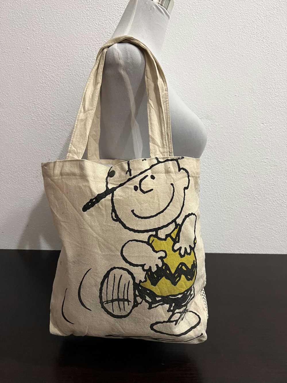 Bag × Peanuts × Streetwear Snoopy Overprint Tote … - image 6