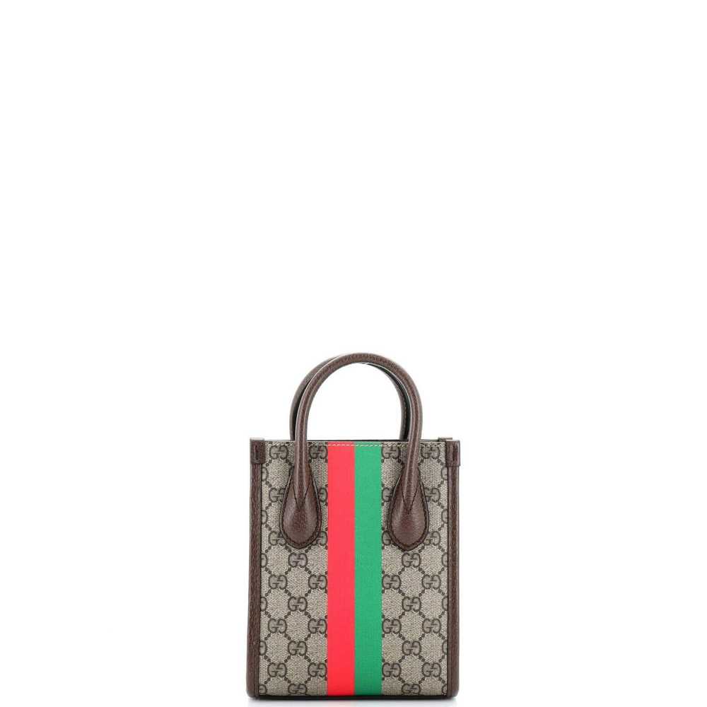 Gucci Interlocking G Patch Tote Printed GG Coated… - image 3