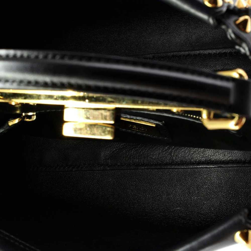 Fendi Peekaboo Iconic Bag Scalloped Studded Calfs… - image 5
