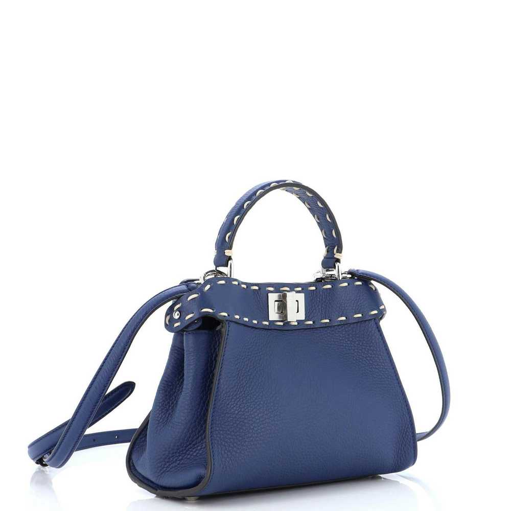Fendi Iconic Selleria Peekaboo Bag Leather Mini - image 2