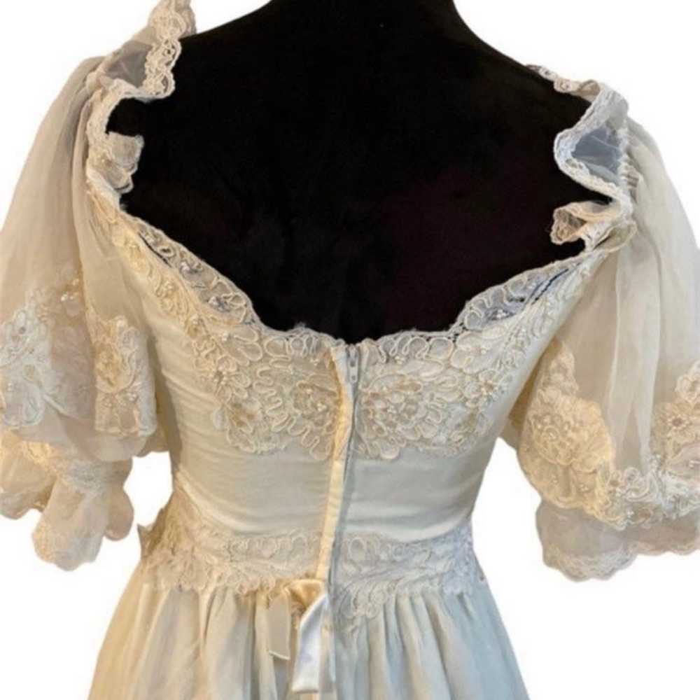 Vintage Alfred Angelo Wedding Dress - Size 6 - image 6