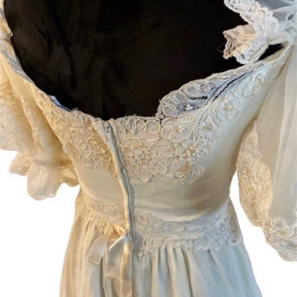 Vintage Alfred Angelo Wedding Dress - Size 6 - image 7