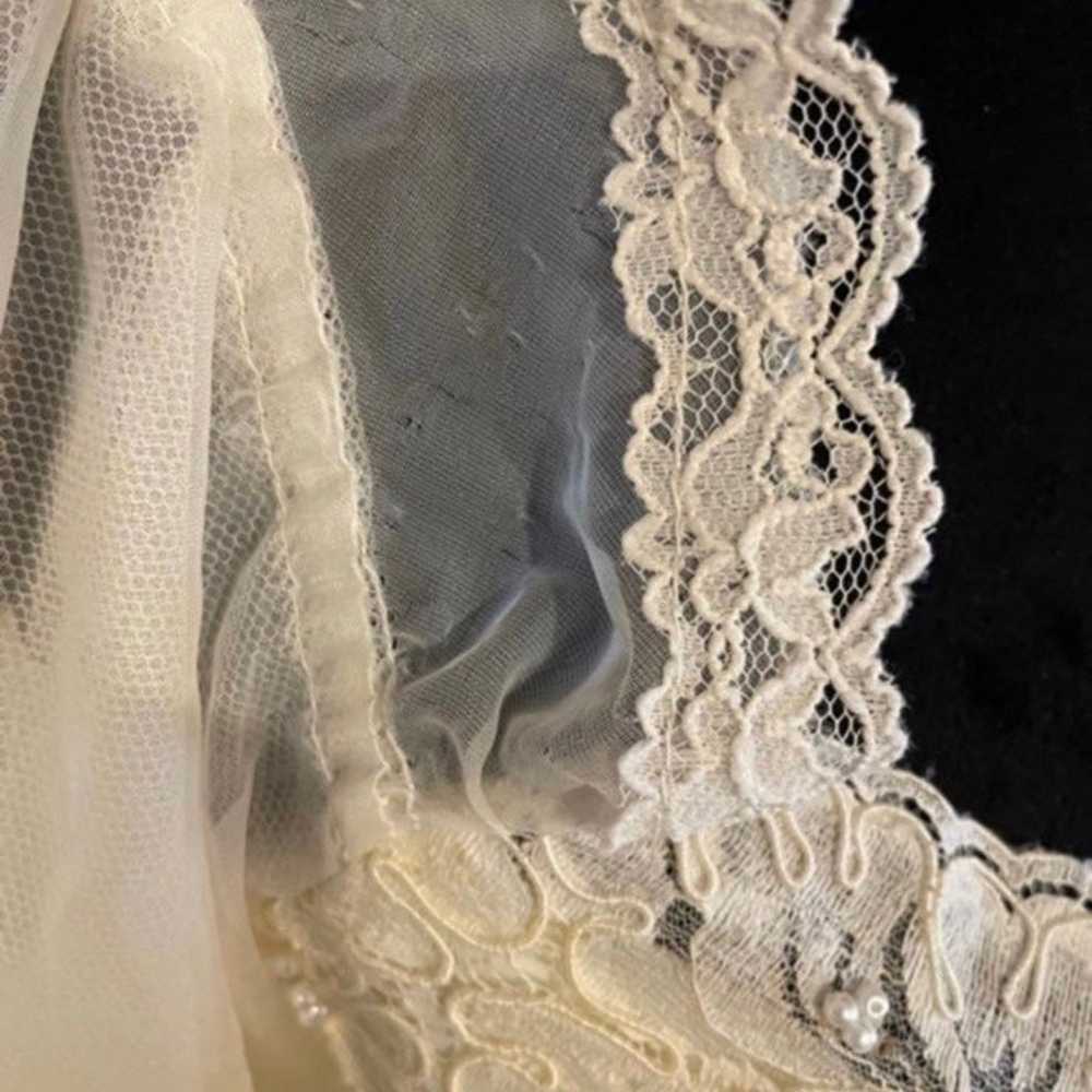 Vintage Alfred Angelo Wedding Dress - Size 6 - image 8