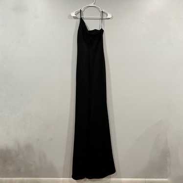 La Femme 28176 Black One Sleeve Dress 6 - image 1