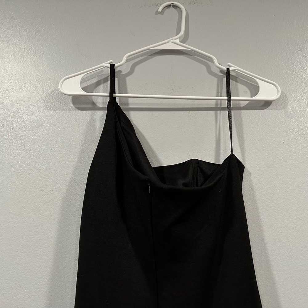 La Femme 28176 Black One Sleeve Dress 6 - image 4