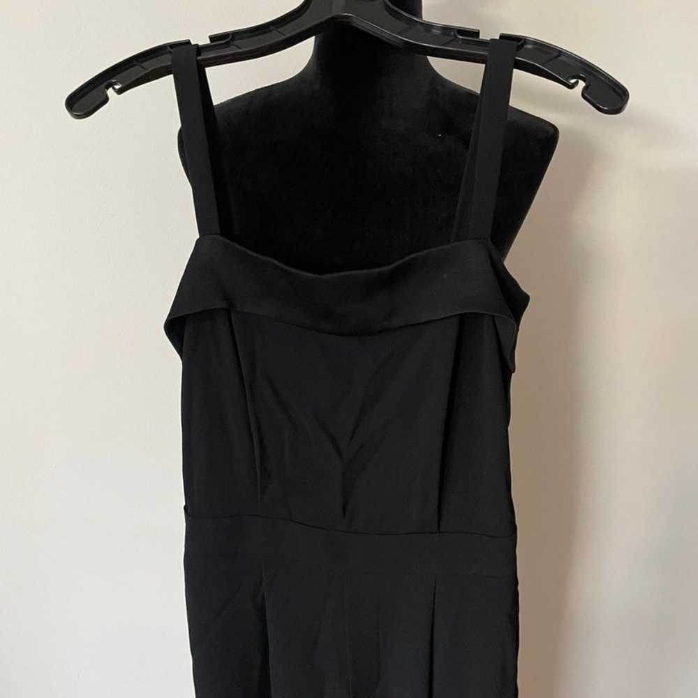 Vince Square Neck Sleeveless Black Crepe Wide Leg… - image 3