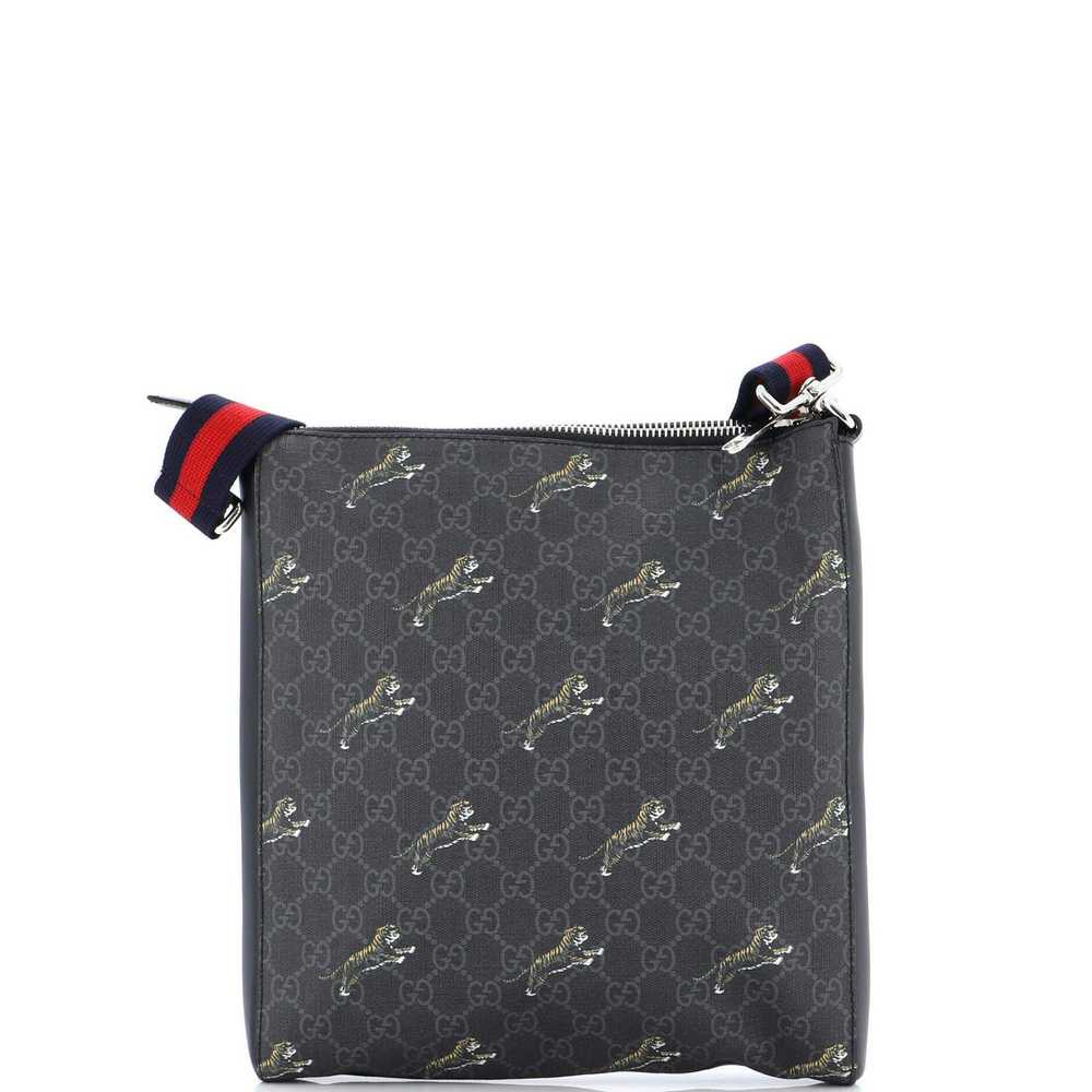 Gucci Web Strap Front Zip Messenger Bag Printed G… - image 3