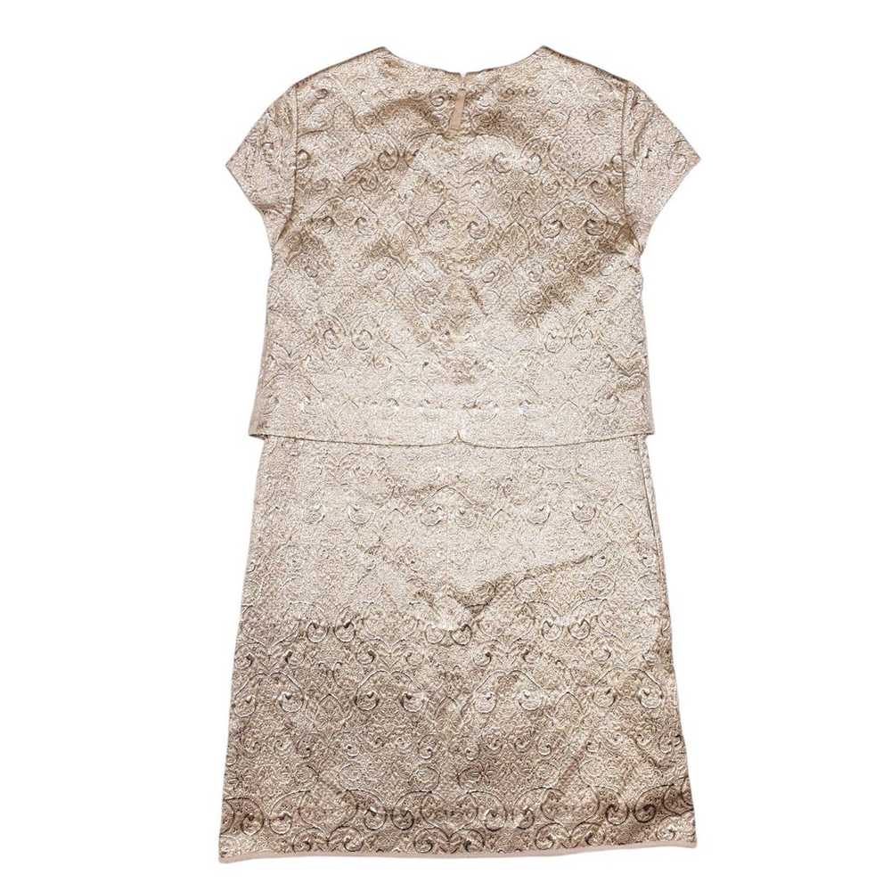 Tory Burch Dress Metallic Embossed Jacquard Briel… - image 3