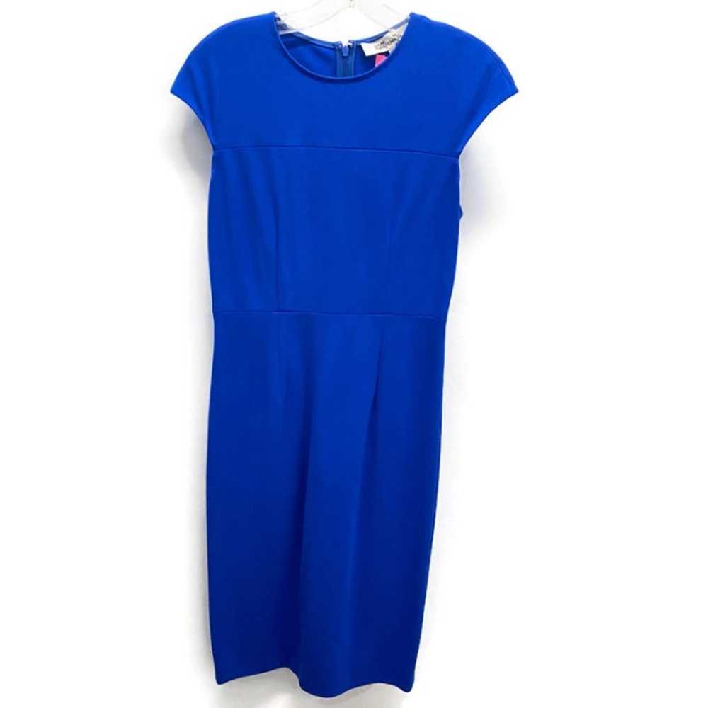 Diane Von Furstenberg Cobalt Shift Dress - image 1