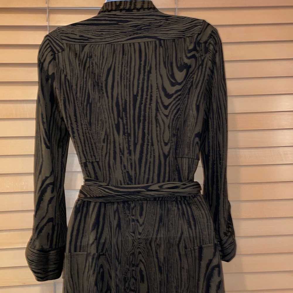 Diane Von Furstenberg Green Wrap Dress - image 7