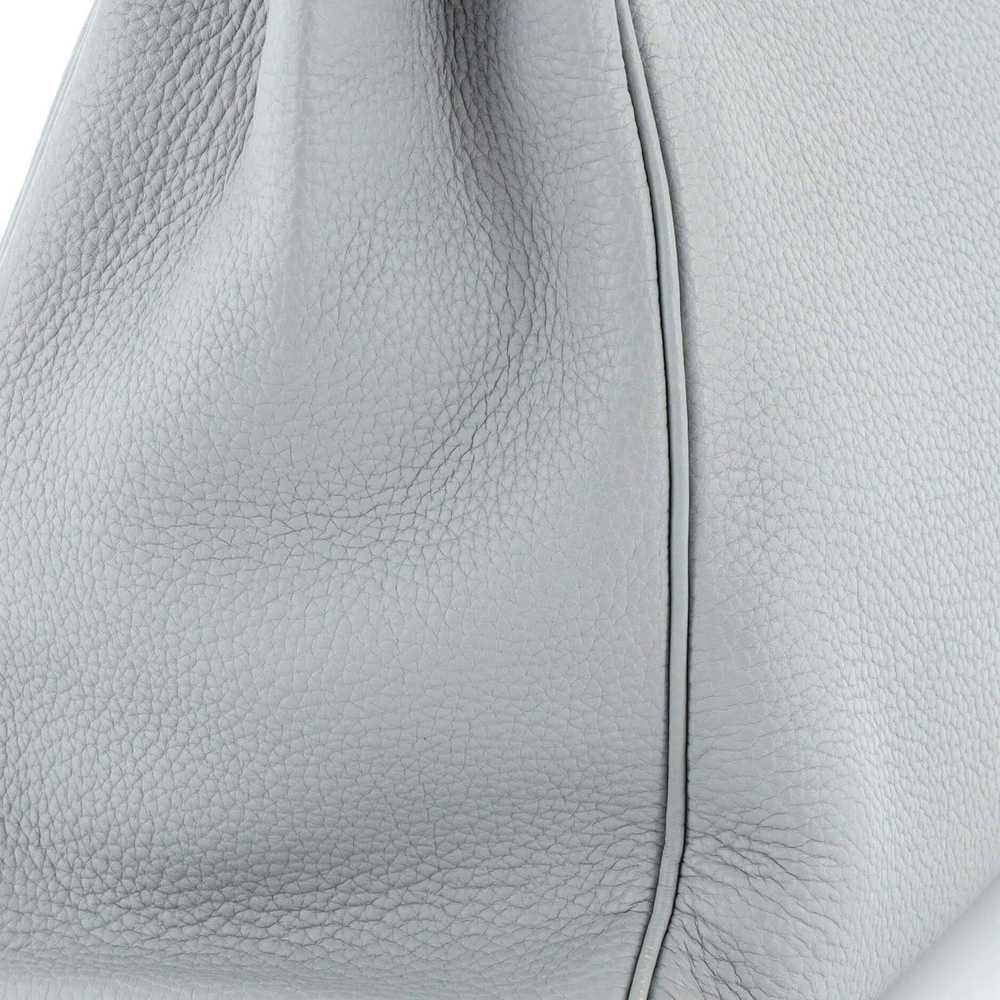 Hermes Kelly Handbag Blue Togo with Palladium Har… - image 7
