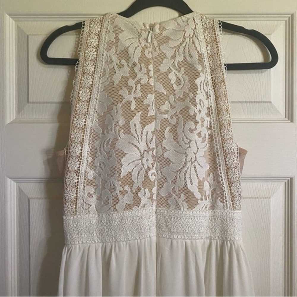 Lulus Womens Size M Forever and Always White Lace… - image 10