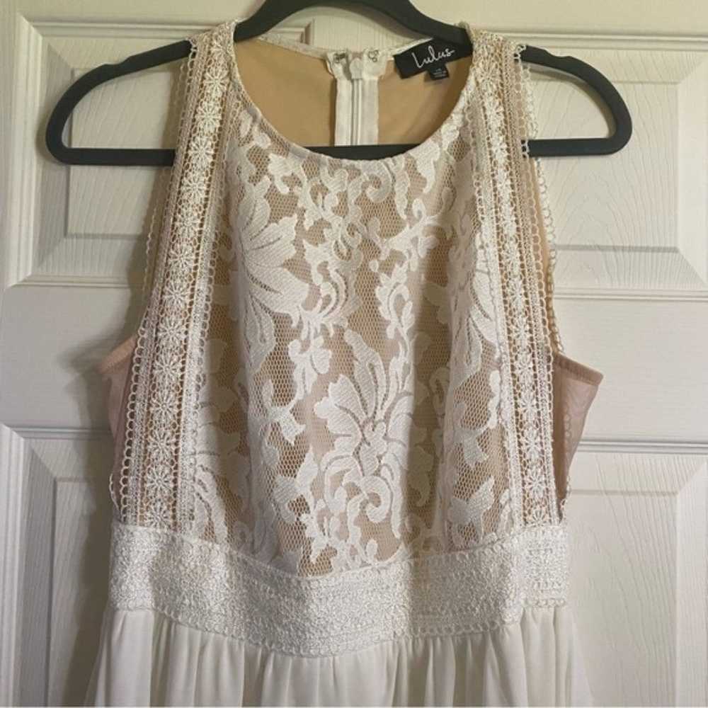 Lulus Womens Size M Forever and Always White Lace… - image 9