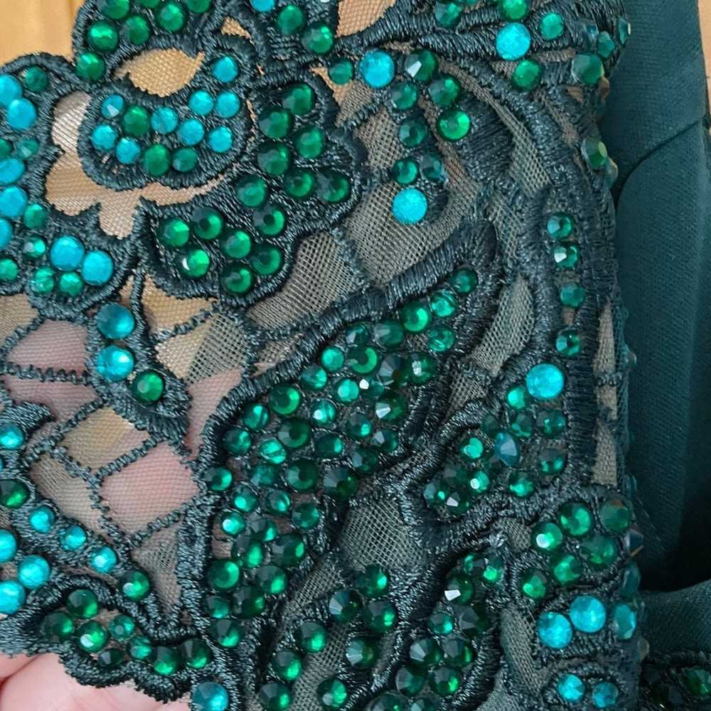 Faviana Emerald Green Dress - image 10