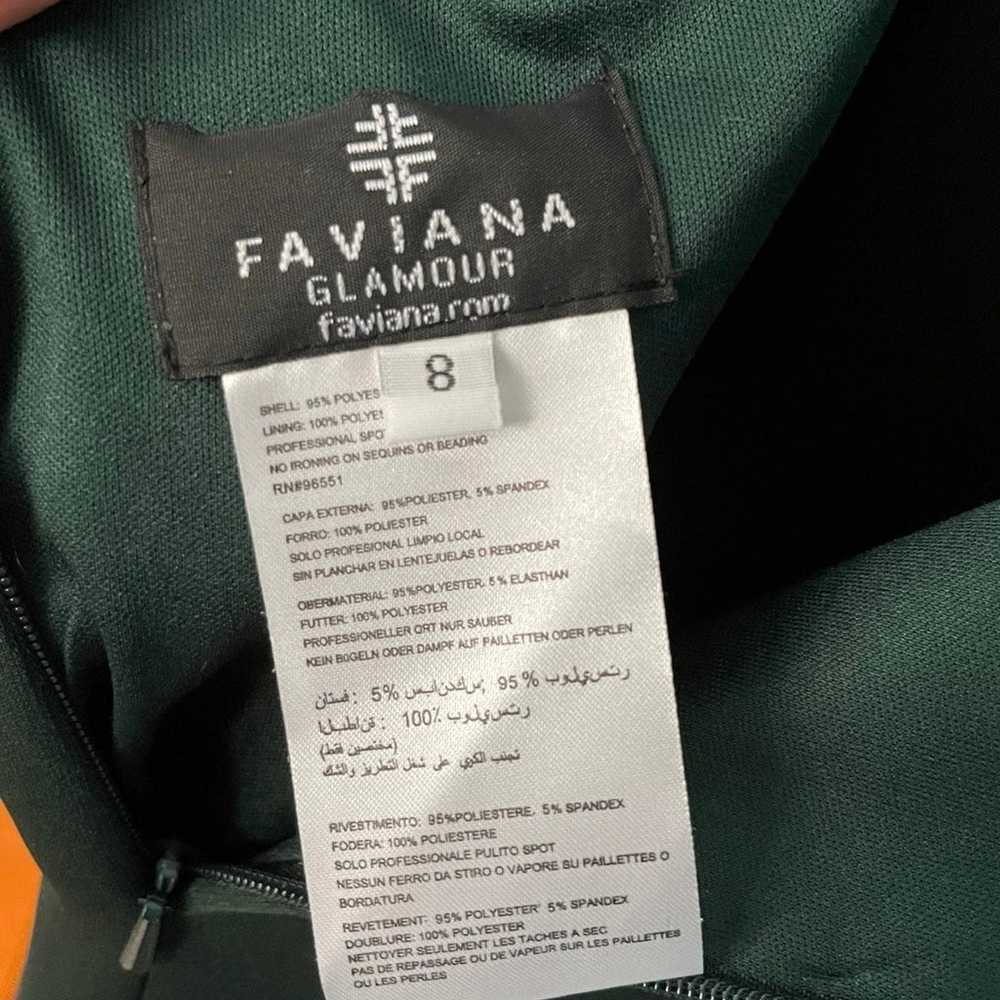 Faviana Emerald Green Dress - image 11