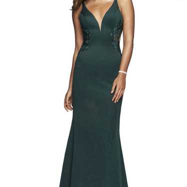 Faviana Emerald Green Dress - image 1