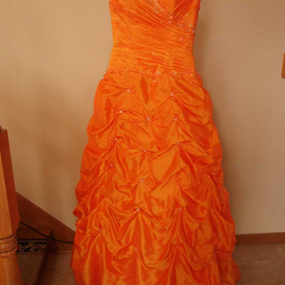 Orange Prom Dress - image 2