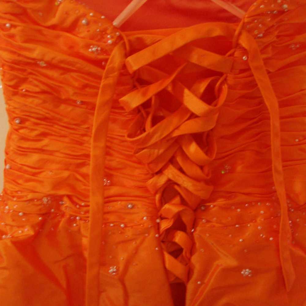 Orange Prom Dress - image 5