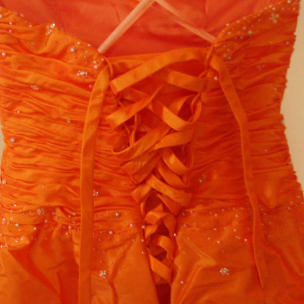 Orange Prom Dress - image 6