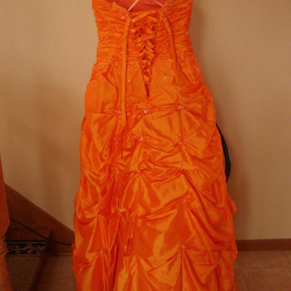 Orange Prom Dress - image 7