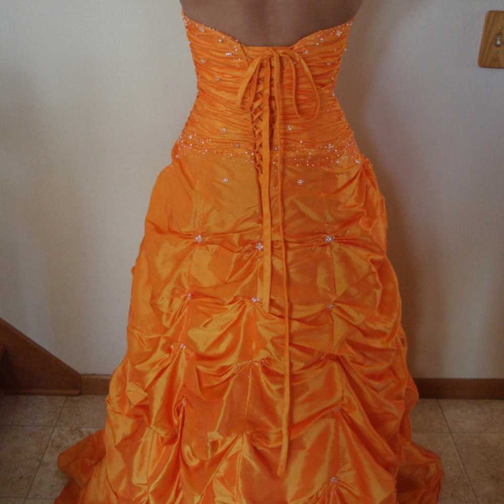 Orange Prom Dress - image 9