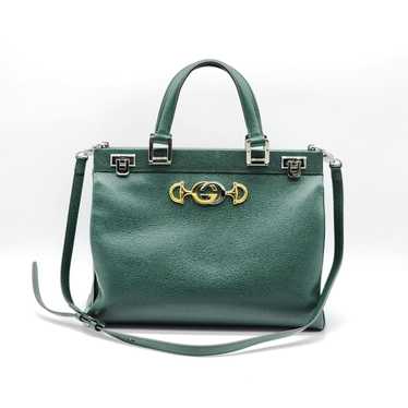 Gucci Zumi Top Handle Bag Leather Medium - image 1