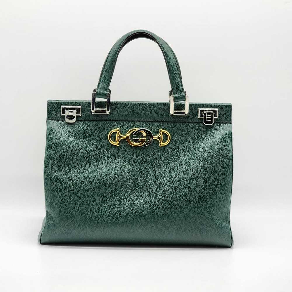 Gucci Zumi Top Handle Bag Leather Medium - image 2