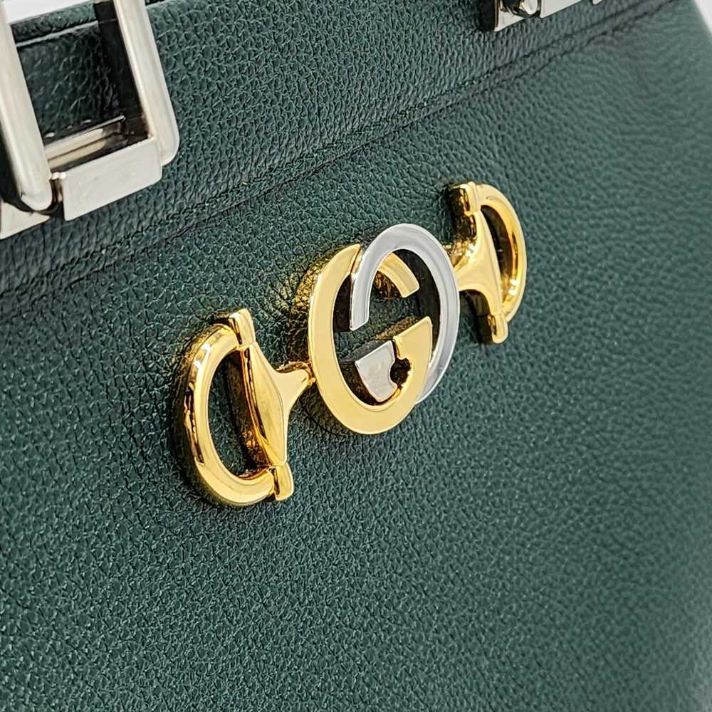 Gucci Zumi Top Handle Bag Leather Medium - image 9