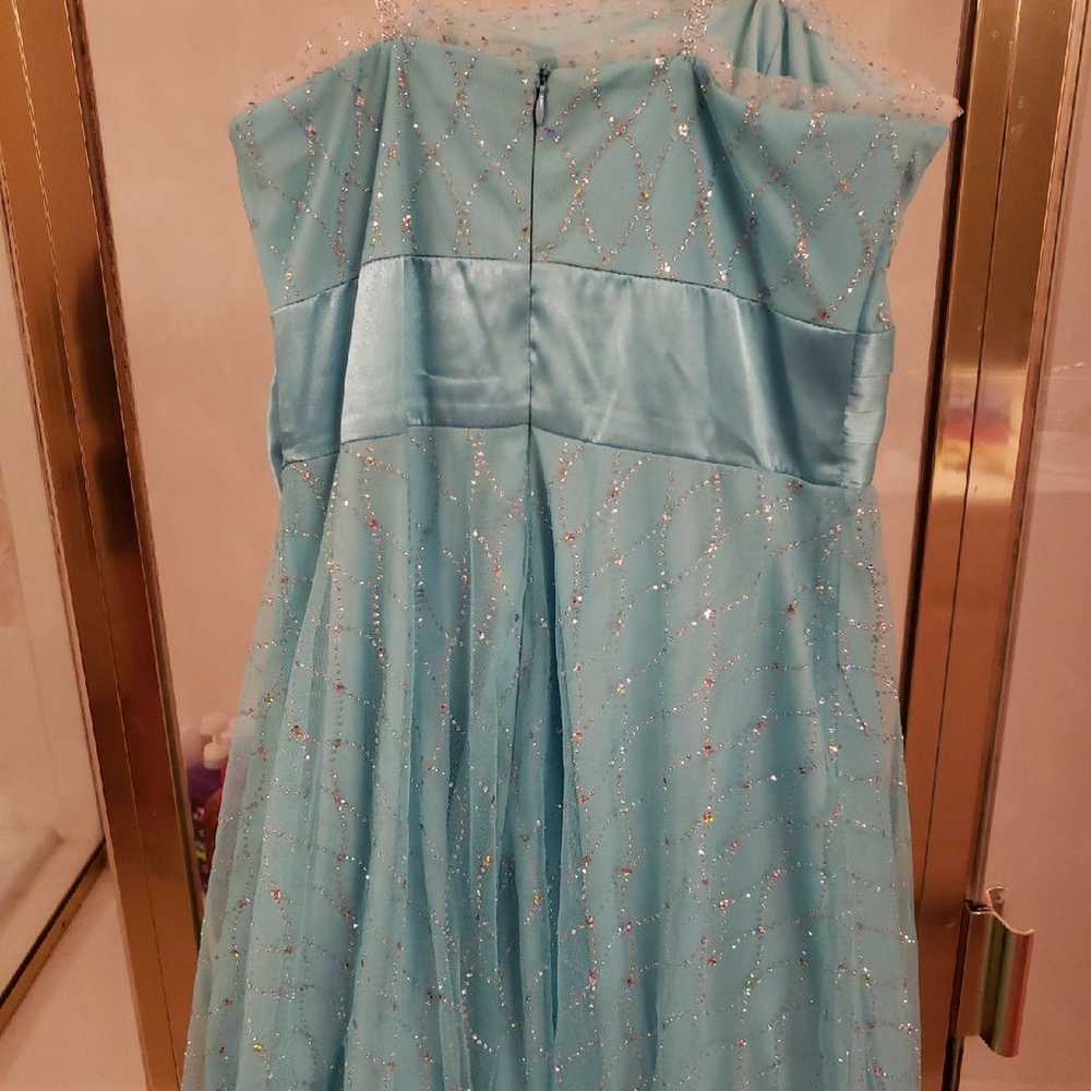 Size 9/10  Baby Bluish Greenish  Dress - image 3