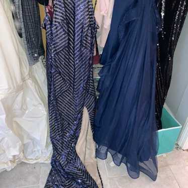 Sequin high slit dress - image 1