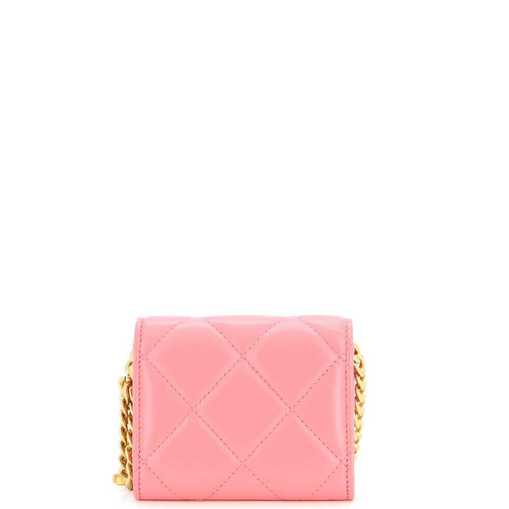 Chanel Pending CC Card Holder on Chain Quilted La… - image 4