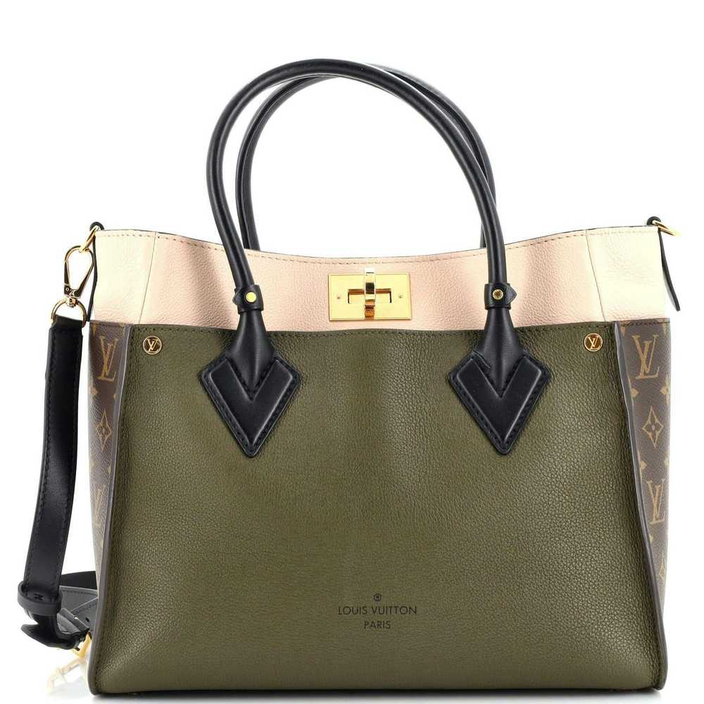 Louis Vuitton On My Side Tote Leather with Monogr… - image 1