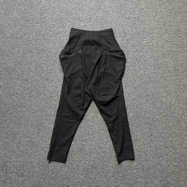 Rundholz Black Label Linen Cotton Stretch Skinny Pants in Black