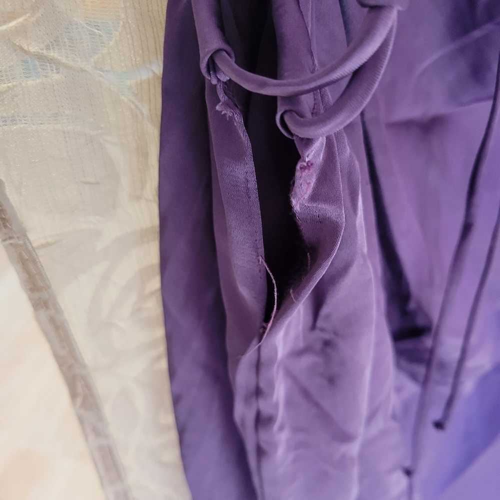 Rent the runway sz M Delfi Solie purple silk one … - image 9