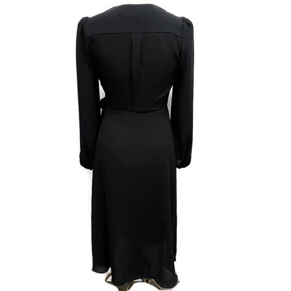 Diane Von Furstenberg Black Wrap Dress - image 2