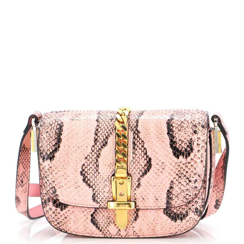 Gucci Sylvie 1969 Shoulder Bag Python Mini - image 1