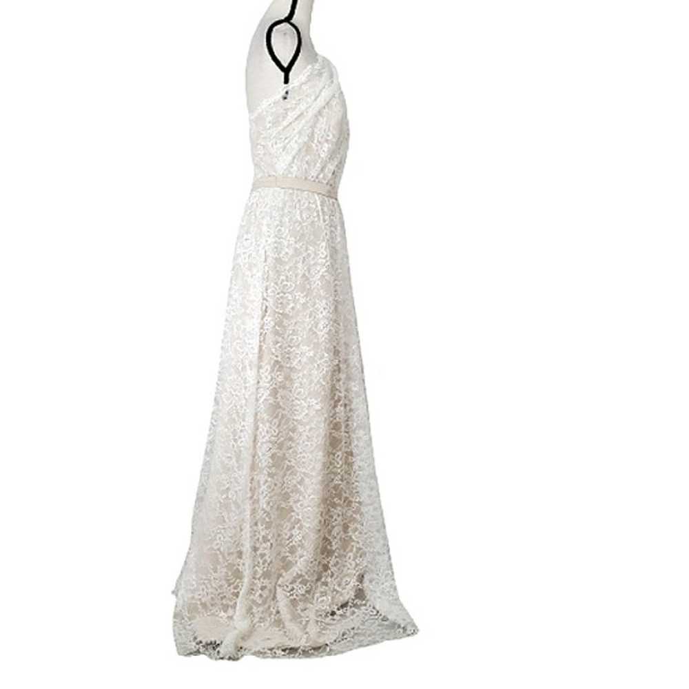 ALFRED ANGELO ONE SHOULDER LACE GOWN - image 3