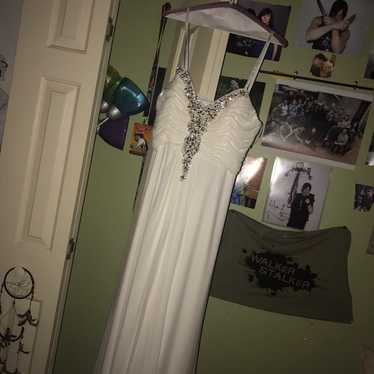 My Beautiful White Prom Dress