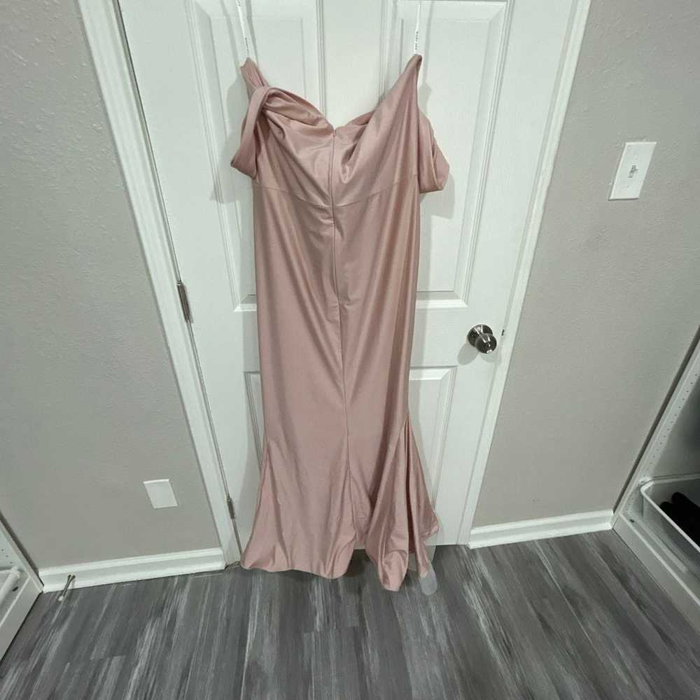 Bari jay blush pink bridesmaid dress - image 8