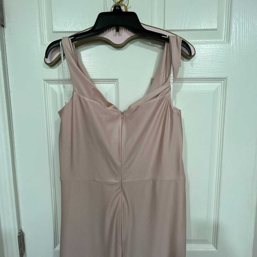 Bari jay blush pink bridesmaid dress - image 9