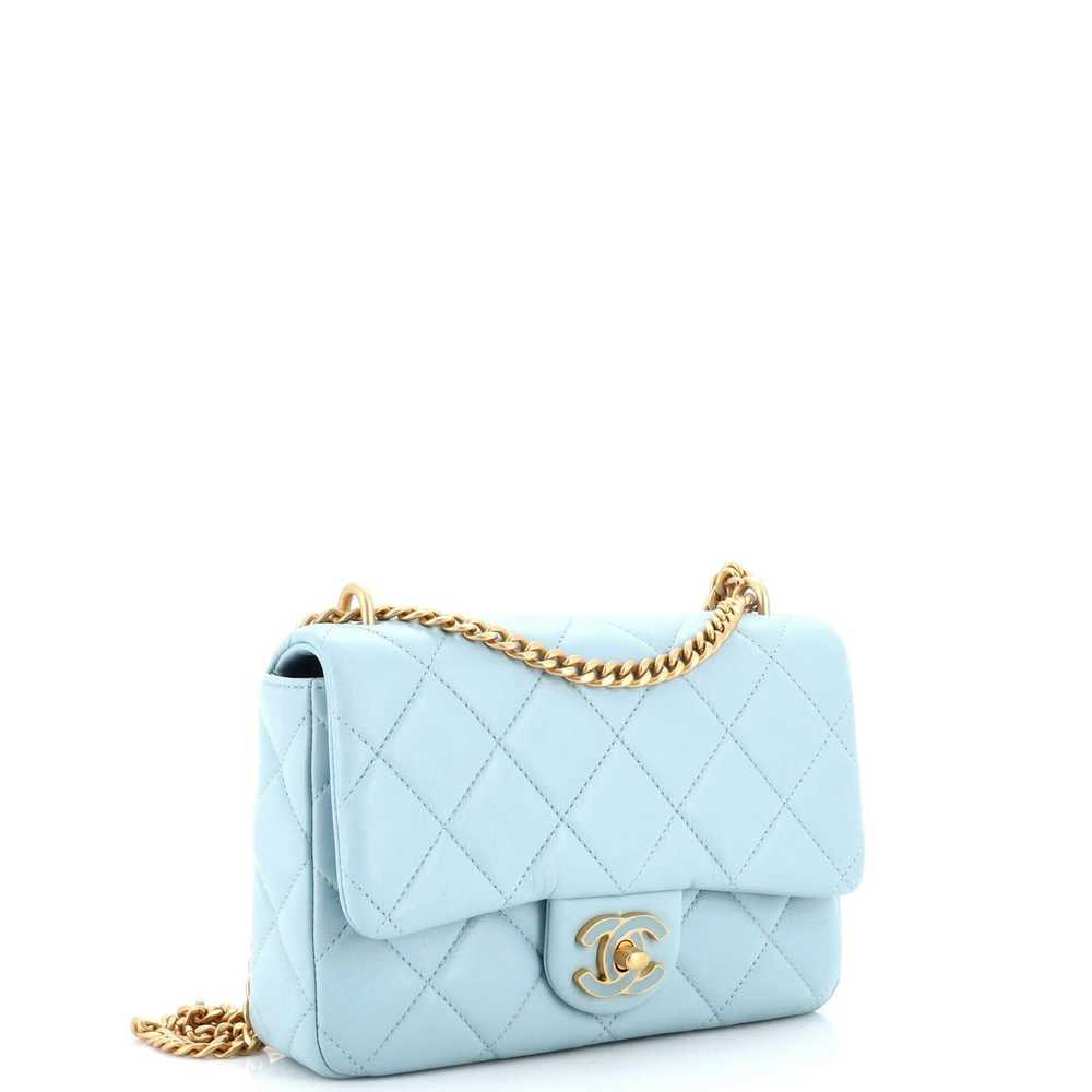 Chanel Pending CC Square Flap Bag Quilted Lambski… - image 2